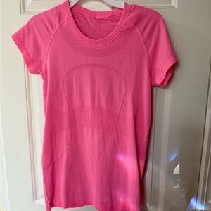 lululemon athletica Pink Short Sleeve Tee